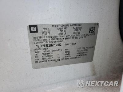 Zdjęcie 13 z 16 samochodu: 2017 GMC SIERRA K1500 VIN:1GTV2LEC2HZ202012 - miniatura
