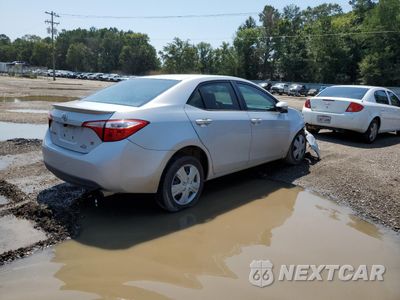 Trzecie zdjęcie samochodu z tyłu: 2015 TOYOTA COROLLA L VIN:2T1BURHE0FC253366 - miniatura