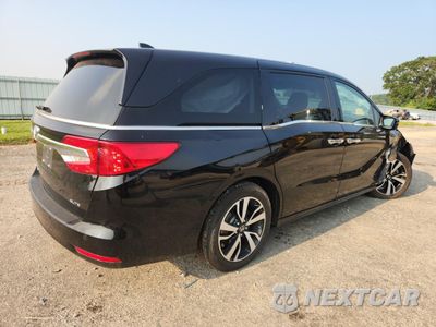 Trzecie zdjęcie samochodu z tyłu: 2019 HONDA ODYSSEY ELITE VIN:5FNRL6H92KB057499 - miniatura