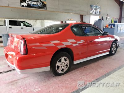 Trzecie zdjęcie samochodu z tyłu: 2000 CHEVROLET MONTE CARLO SS VIN:2G1WX12K7Y9374156 - miniatura