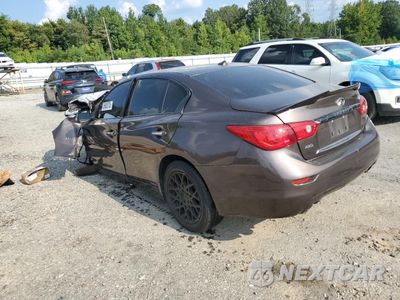 Drugie zdjęcie samochodu z przodu: 2015 INFINITI Q50 BASE VIN:JN1BV7AR7FM394617 - miniatura