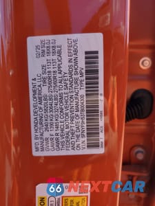 Zdjęcie 15 z 16 samochodu: 2026 HONDA PASSPORT TRAIL SPORT VIN:5FNYF9H53TB004300 - miniatura