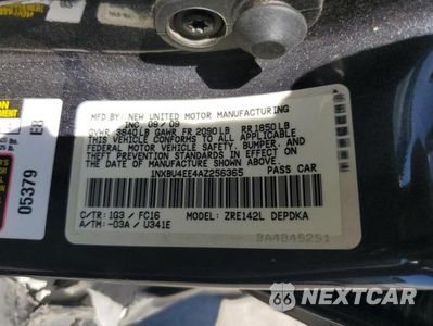 Zdjęcie 12 z 12 samochodu: 2010 TOYOTA COROLLA BASE VIN:1NXBU4EE4AZ256365 - miniatura
