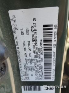 Zdjęcie 12 z 13 samochodu: 2022 TOYOTA TACOMA DOUBLE CAB VIN:3TMCZ5AN6NM513087 - miniatura