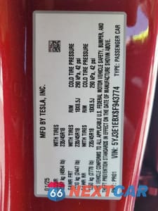 Zdjęcie 12 z 12 samochodu: 2025 TESLA MODEL 3 VIN:5YJ3E1EBXSF943774 - miniatura
