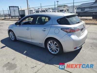 Drugie zdjęcie samochodu z przodu: 2012 LEXUS CT 200 VIN:JTHKD5BH6C2066427 - miniatura