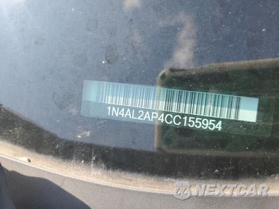 Zdjęcie 12 z 14 samochodu: 2012 NISSAN ALTIMA BASE VIN:1N4AL2AP4CC155954 - miniatura