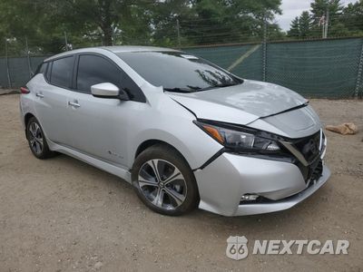 Czwarte zdjęcie samochodu z boku: 2018 NISSAN LEAF S VIN:1N4AZ1CP8JC302571 - miniatura