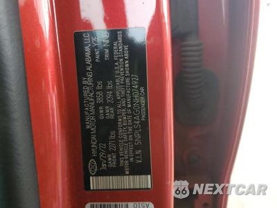 Zdjęcie 12 z 12 samochodu: 2022 HYUNDAI ELANTRA SEL VIN:5NPLS4AG0NH074927 - miniatura