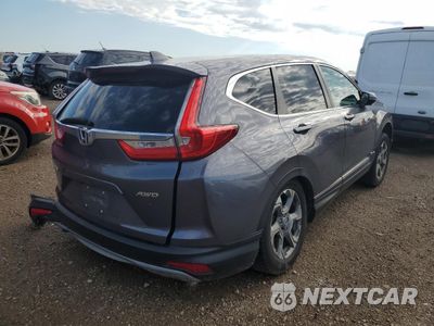 Trzecie zdjęcie samochodu z tyłu: 2018 HONDA CR-V EX VIN:5J6RW2H51JL013349 - miniatura