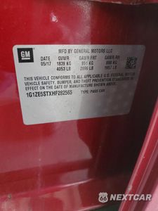 Zdjęcie 12 z 13 samochodu: 2017 CHEVROLET MALIBU LT VIN:1G1ZE5STXHF282565 - miniatura