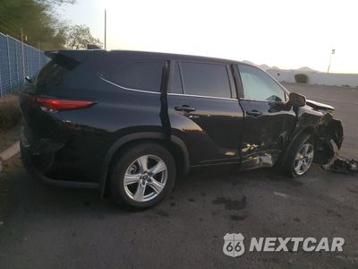 Trzecie zdjęcie samochodu z tyłu: 2023 TOYOTA HIGHLANDER L VIN:5TDKDRAH4PS502877 - miniatura