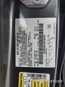 Zdjęcie 12 z 13 samochodu: 2018 FORD FUSION SE VIN:3FA6P0HD4JR184167 - miniatura
