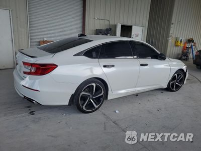 Trzecie zdjęcie samochodu z tyłu: 2021 HONDA ACCORD SPORT VIN:1HGCV1F35MA105608 - miniatura