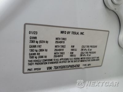 Zdjęcie 13 z 13 samochodu: 2023 TESLA MODEL Y VIN:7SAYGDEE5PA054268 - miniatura