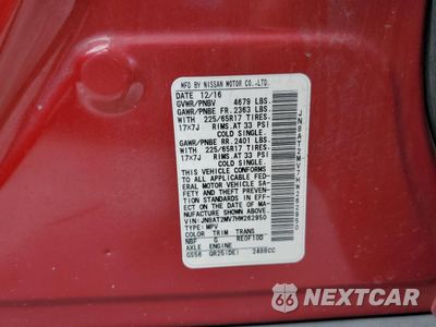 Zdjęcie 13 z 14 samochodu: 2017 NISSAN ROGUE S VIN:JN8AT2MV7HW262950 - miniatura