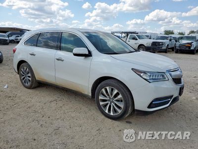 Czwarte zdjęcie samochodu z boku: 2014 ACURA MDX TECHNOLOGY VIN:5FRYD3H49EB001297 - miniatura