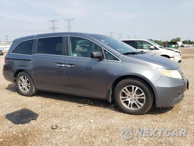 Czwarte zdjęcie samochodu z boku: 2012 HONDA ODYSSEY EXL VIN:5FNRL5H6XCB005149 - miniatura