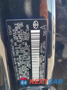 Zdjęcie 12 z 12 samochodu: 2008 TOYOTA YARIS BASE VIN:JTDBT923881216972 - miniatura