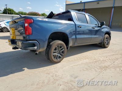 Trzecie zdjęcie samochodu z tyłu: 2023 CHEVROLET SILVERADO K1500 CUSTOM VIN:1GCPDBEK8PZ163476 - miniatura