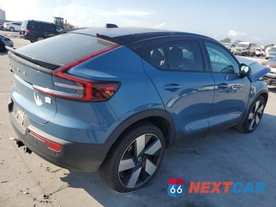 Trzecie zdjęcie samochodu z tyłu: 2022 VOLVO C40 P8 RECHARGE ULTIMATE VIN:YV4ED3GB2N2004210 - miniatura