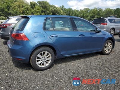 Trzecie zdjęcie samochodu z tyłu: 2015 VOLKSWAGEN GOLF VIN:3VW217AU6FM040960 - miniatura