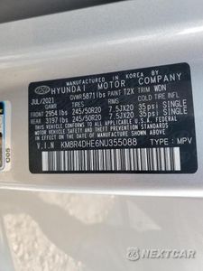Zdjęcie 13 z 13 samochodu: 2022 HYUNDAI PALISADE SEL VIN:KM8R4DHE6NU355088 - miniatura