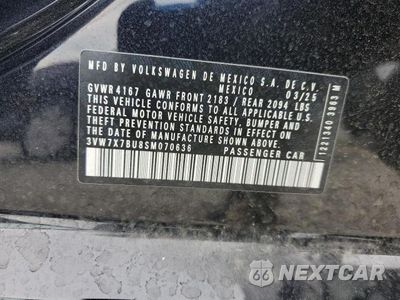 Zdjęcie 12 z 12 samochodu: 2025 VOLKSWAGEN JETTA SE VIN:3VW7X7BU8SM070636 - miniatura
