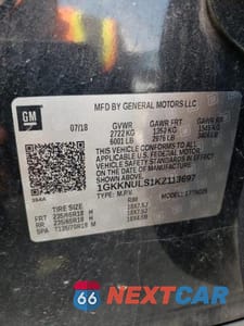 Zdjęcie 13 z 13 samochodu: 2019 GMC ACADIA SLT-1 VIN:1GKKNULS1KZ113697 - miniatura