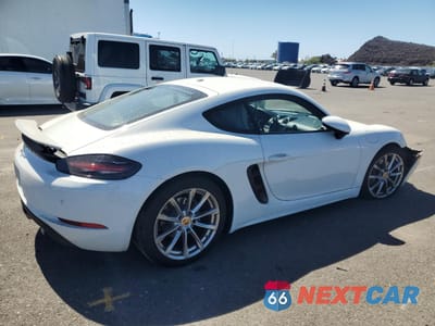 Trzecie zdjęcie samochodu z tyłu: 2018 PORSCHE CAYMAN VIN:WP0AA2A87JK260774 - miniatura