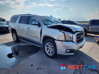 Czwarte zdjęcie samochodu z boku: 2019 GMC YUKON XL C1500 SLT VIN:1GKS1JKC2KR328090 - miniatura