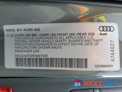 Zdjęcie 13 z 16 samochodu: 2024 AUDI A4 PREMIUM PLUS 45 VIN:WAUEAAF42RN007306 - miniatura