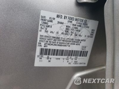 Zdjęcie 13 z 13 samochodu: 2009 FORD EDGE LIMITED VIN:2FMDK39C69BA96718 - miniatura