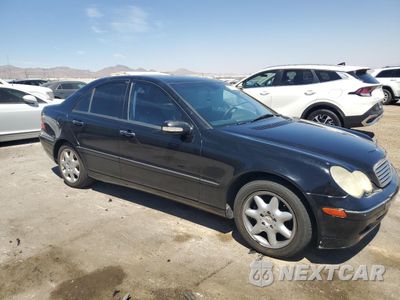 Czwarte zdjęcie samochodu z boku: 2003 MERCEDES-BENZ C 240 VIN:WDBRF61J83A507676 - miniatura