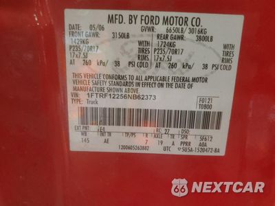 Zdjęcie 12 z 12 samochodu: 2006 FORD F150 VIN:1FTRF12256NB62373 - miniatura