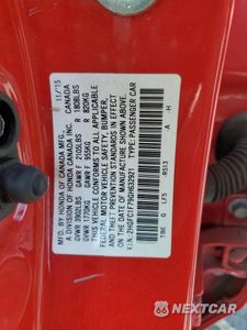 Zdjęcie 12 z 12 samochodu: 2016 HONDA CIVIC EXL VIN:2HGFC1F79GH632921 - miniatura