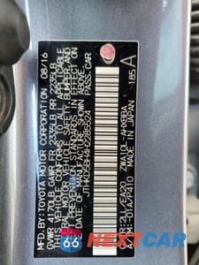 Zdjęcie 12 z 14 samochodu: 2017 LEXUS CT 200 VIN:JTHKD5BH4H2285524 - miniatura