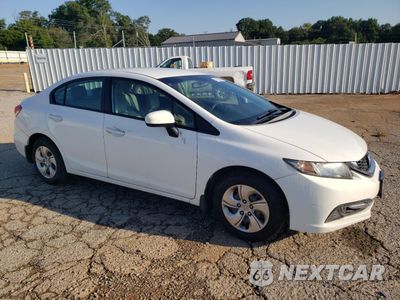 Czwarte zdjęcie samochodu z boku: 2015 HONDA CIVIC LX VIN:19XFB2F54FE122055 - miniatura