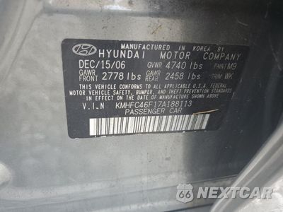 Zdjęcie 13 z 13 samochodu: 2007 HYUNDAI AZERA SE VIN:KMHFC46F17A188113 - miniatura