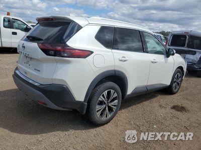 Trzecie zdjęcie samochodu z tyłu: 2021 NISSAN ROGUE SV VIN:5N1AT3BB0MC824155 - miniatura