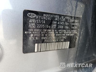 Zdjęcie 12 z 12 samochodu: 2014 HYUNDAI ELANTRA GT VIN:KMHD35LH6EU197842 - miniatura