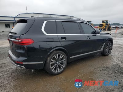 Trzecie zdjęcie samochodu z tyłu: 2020 BMW X7 XDRIVE40I VIN:5UXCW2C07L0E74956 - miniatura