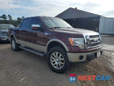 Czwarte zdjęcie samochodu z boku: 2010 FORD F150 SUPERCREW VIN:1FTFW1EV7AKE68722 - miniatura