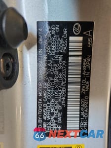 Zdjęcie 12 z 14 samochodu: 2014 LEXUS CT 200 VIN:JTHKD5BH7E2203779 - miniatura