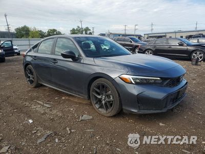 Czwarte zdjęcie samochodu z boku: 2025 HONDA CIVIC SPORT VIN:19XFL2H84SE001332 - miniatura