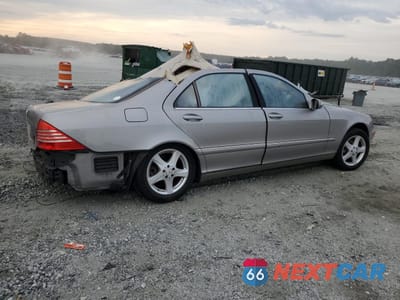 Trzecie zdjęcie samochodu z tyłu: 2004 MERCEDES-BENZ S 430 VIN:WDBNG70J44A391669 - miniatura