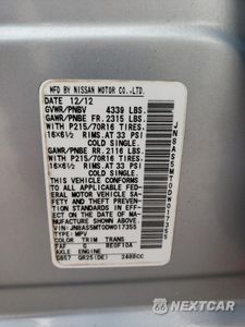 Zdjęcie 14 z 16 samochodu: 2013 NISSAN ROGUE S VIN:JN8AS5MT0DW017355 - miniatura