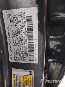 Zdjęcie 12 z 13 samochodu: 2020 HONDA ACCORD SPORT VIN:1HGCV1F30LA091776 - miniatura