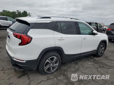 Trzecie zdjęcie samochodu z tyłu: 2021 GMC TERRAIN SLT VIN:3GKALPEV3ML332844 - miniatura