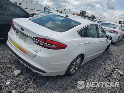 Trzecie zdjęcie samochodu z tyłu: 2017 FORD FUSION SE HYBRID VIN:3FA6P0LU6HR359603 - miniatura